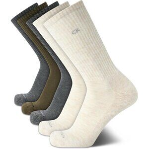 ❤️Calvin Klein Men's Athletic Socks - Cushion Crew Socks (5 Pairs)